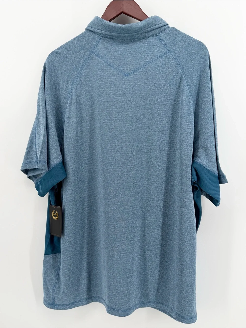 NEW US Coast Guard Polo Shirt Mens XL Blue Short Sleeve Victory Performance Golf - Picture 3 of 9